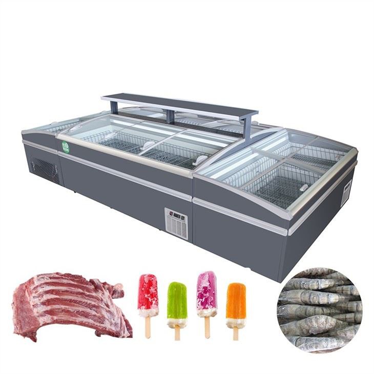 Commercial Display Freezer Supermarket Frozen Food