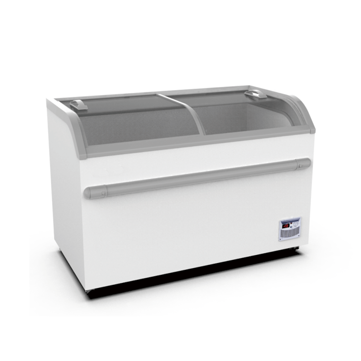 Curved Glass Display Fridge